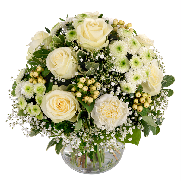 Sympathy flower via florist