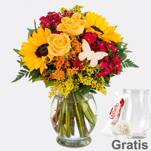 Blumenstrauß Herbstglühen