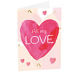 Greeting Card "All my Love"