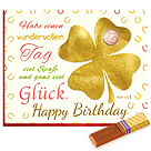 Merci Finest Selection "Happy Birthday" with lucky coin