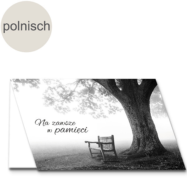 Polnische Motivkarte: "In stiller Erinnerung"