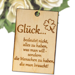Blumenstecker <br>"Glück" Blumenstecker <br>"Glück"