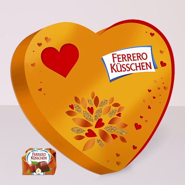 Ferrero Küsschen Geschenkherz (124 g)