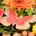 Flower Bouquet Frühlingszauber with vase & 2 Ferrero Rocher