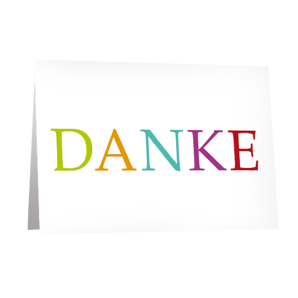 Motivkarte "Danke"