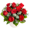 Roter Rosenstrauß