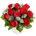 Roter Rosenstrauß