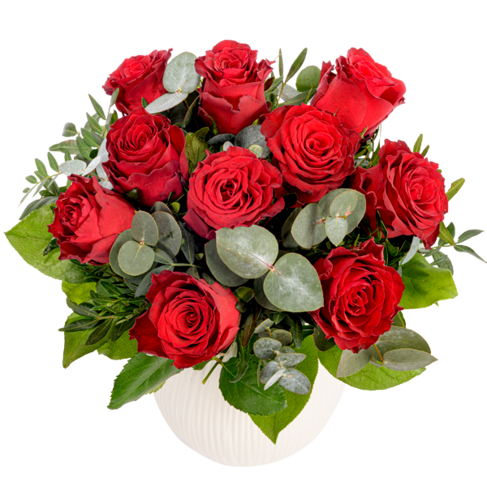 Roter Rosenstrauß