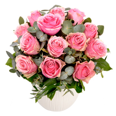 Bouquet of pink roses