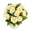 Weißer Rosenstrauß