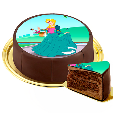 Dessert-Motiv-Torte "Prinzessin"