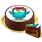 Dessert Motif Cake "Owl"