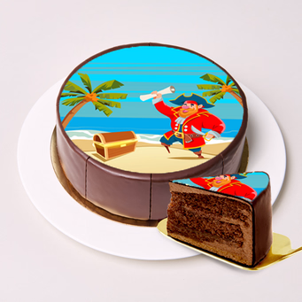 Dessert Motif Cake Pirat