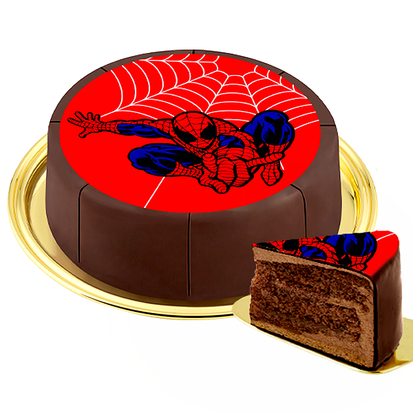 Dessert Motif Cake "Spiderman"