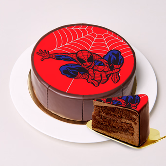 Dessert-Motiv-Torte Spiderman