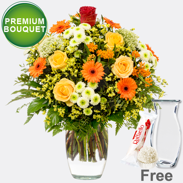 Premium Bouquet "Zum Geburtstag" 