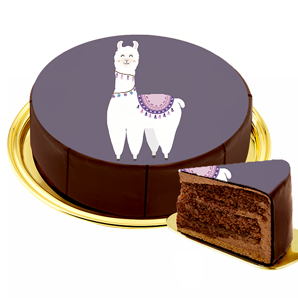 Motif Cake „Lama“