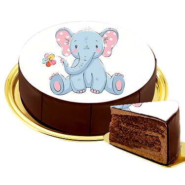 Dessert Motif Cake "Elephant"