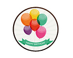 Dessert-Motiv-Torte „Happy Birthday“