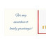 Personal greeting card with Merci: Lieblingsmoment (250 g)