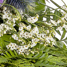 Sympathy Wreath in white and lilac