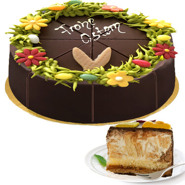 Egg liqueur cake "Frohe Ostern" Egg liqueur cake "Frohe Ostern"