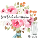 Überraschungs-Strauß mit Vase