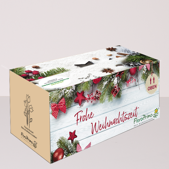 Geschenkverpackung „Frohe Weihnachtszeit“