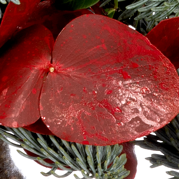 Flower Bouquet Sweet Christmas with vase & 3 Ferrero Giotto