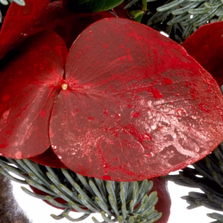 Flower Bouquet Sweet Christmas with vase & 3 Ferrero Giotto