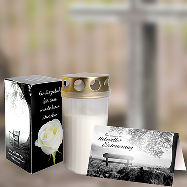 Remembrance Candle incl. Greeting card