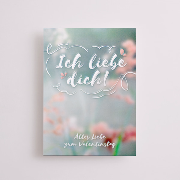 Motivkarte „Ich liebe dich!“
