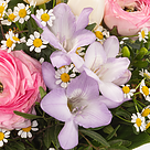 Blumenstrauß Frühlingsfest mit Vase