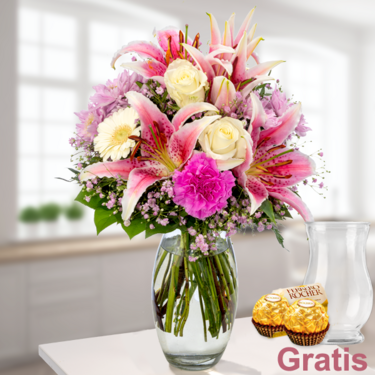 Blumenversand bunt gemixter Blumenstrauß /"Kunterbunt/" SUPER