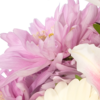 Blumenstrauß Glücksmoment mit Vase & Ferrero Giotto 3er
