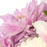 Blumenstrauß Glücksmoment mit Vase & 2 Ferrero Rocher