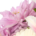 Flower Bouquet Glücksmoment with vase & 3 Ferrero Giotto