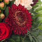 Blumenstrauß Herbstgedicht mit Vase