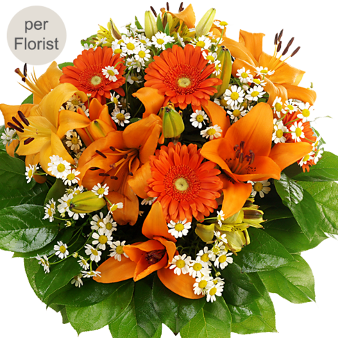Flower Bouquet Orange