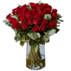 Roter Rosenstrauß