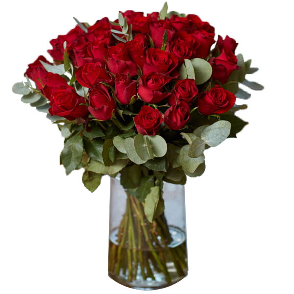 Bouquet of red roses