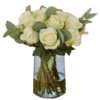 Weißer Rosenstrauß