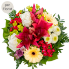 Blumenstrauß von Herzen