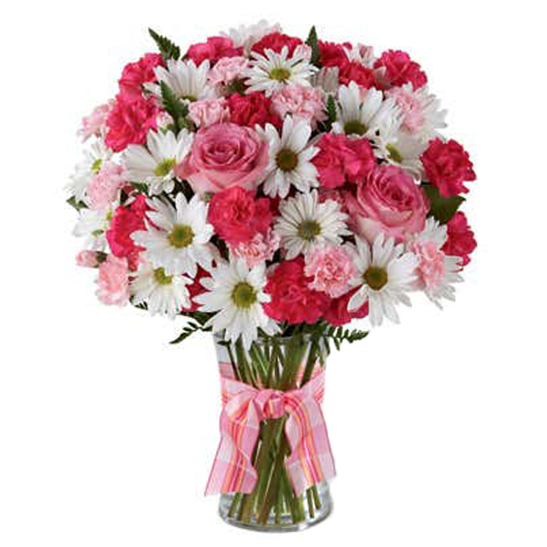 Blumenstrauß Rosa Glück