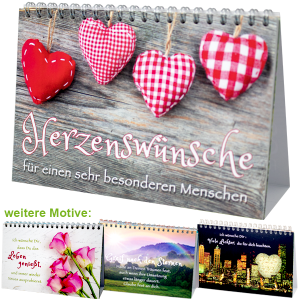 Tischkalender "Herzenswünsche"
