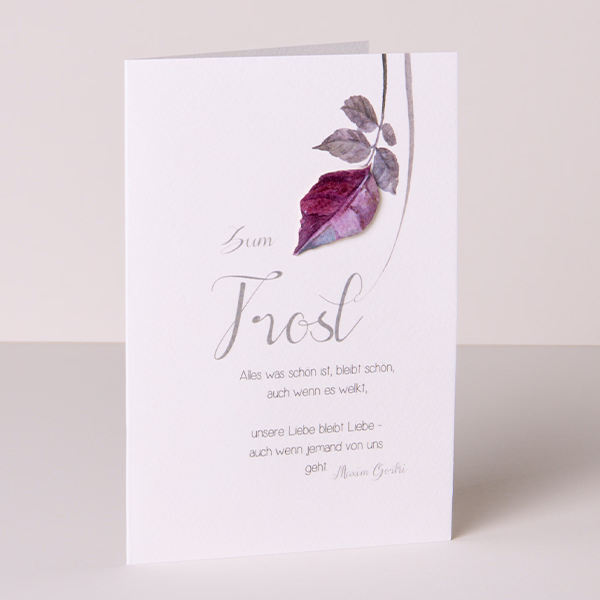 Greeting Card „Zum Trost“