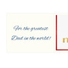 Personal greeting card with Merci: Bester Papa (250 g)