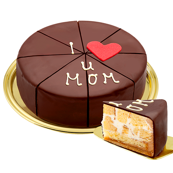 Dessert German Pyramid Cake "I love u MOM"