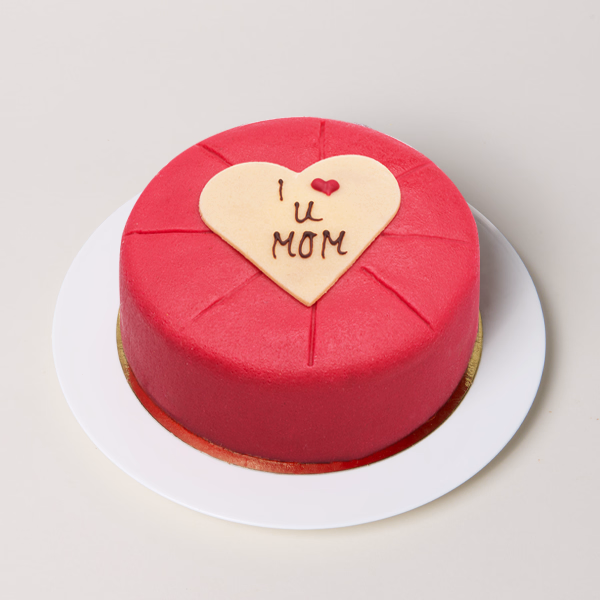 Dessert-Waldhimbeertorte „I love u MOM“