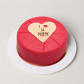 Dessert-Waldhimbeertorte „I love u MOM“